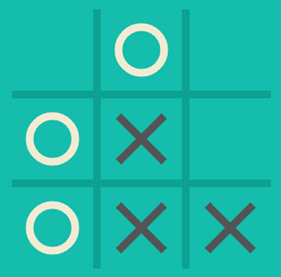 tic-tac-toe mid-game example